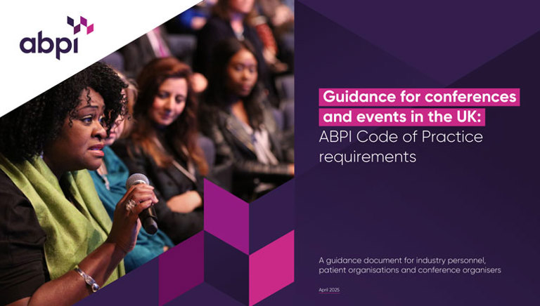 Guidance for conferences and events in the UK: ABPI Code of Practice requirements