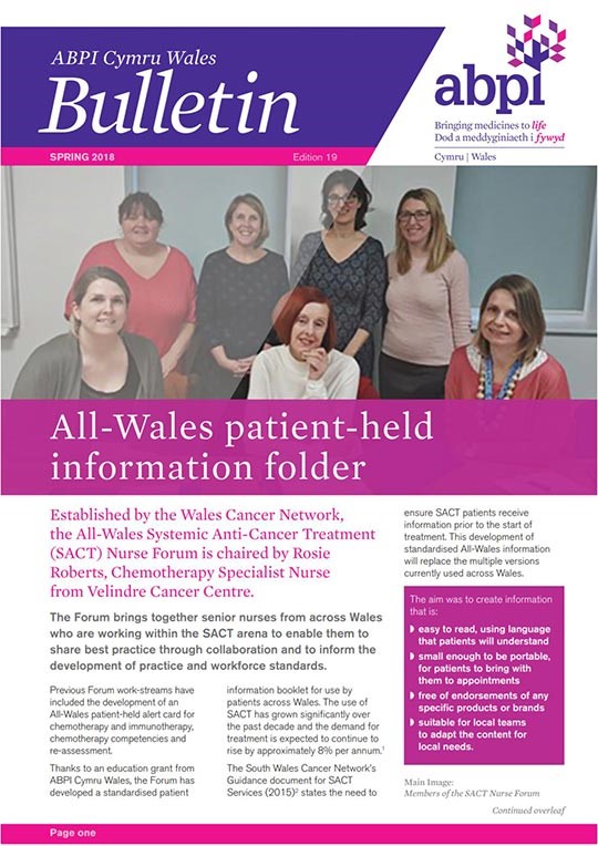 ABPI Cymru Wales Spring Bulletin 2018