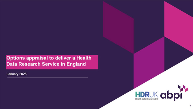 Options appraisal to deliver a health data research service in England